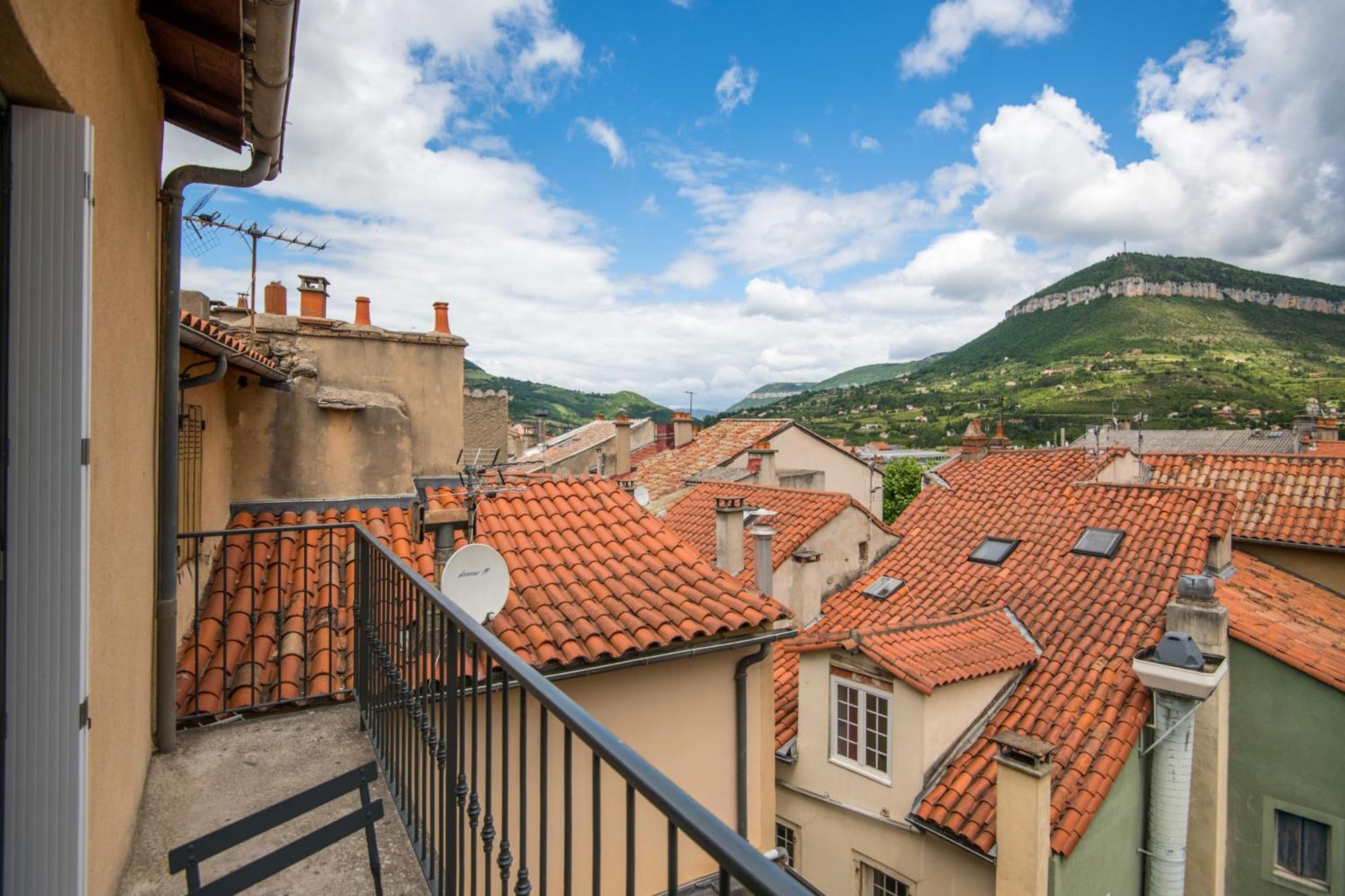 Panoramique Balcon Wifi Centre-Ville Millau Bagian luar foto